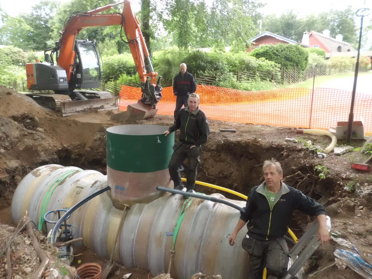 Böckerskogen – utfört arbete av Båstad Rör AB